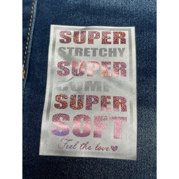 NWT Hippie Girl Super Stretch Denim Shorts Midi Regular Rise Size 10 Set Of 2 - Picture 4 of 6